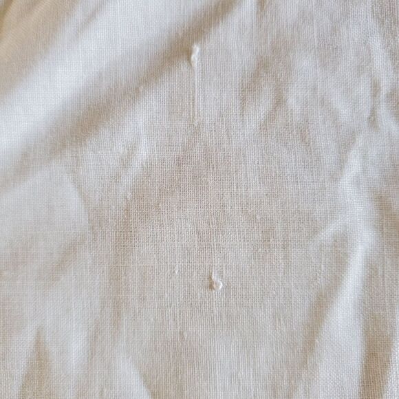 Vintage Large Embroidery & Eyelet Work Open Ended Pillow Cases 35 X 21 - Picture 9 of 9